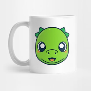 green baby dino Mug